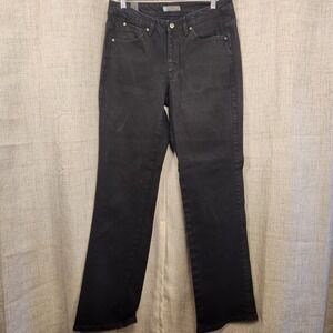 Aura Wrangler Bootcut Jeans‎ Women's 10P Tall Black Short Rise Country Western